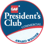 Award - GAF Presidents Club Award Winner