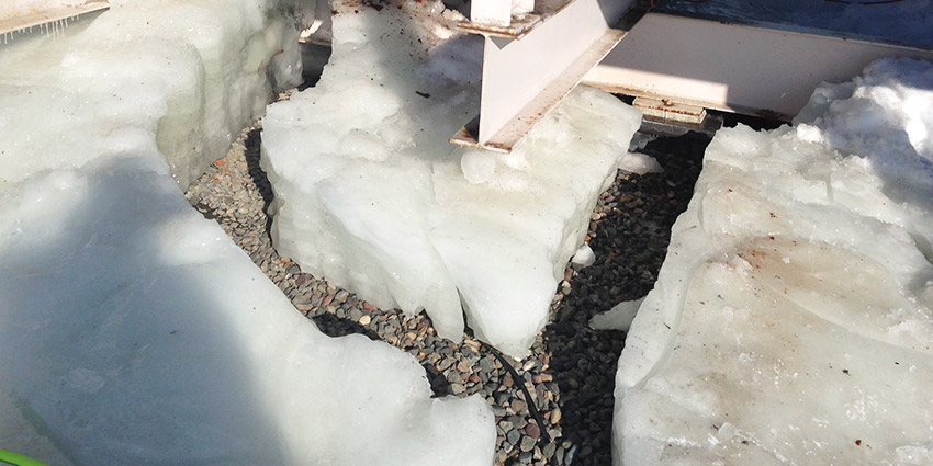Flat Roof Ice Removal - Rayco Construction